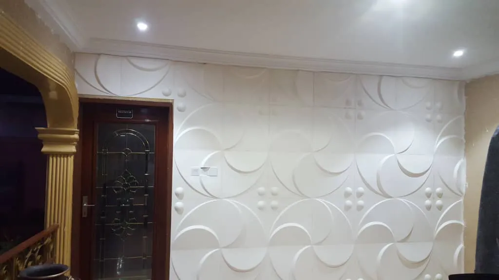 3d wall panel installation