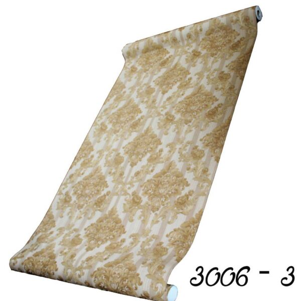 058 600x600 - BROWN DESIGN DAMASK WALLPAPER-3006-3