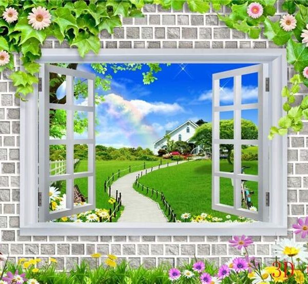 Floral/Nature 3D Photo Mural-3D-060