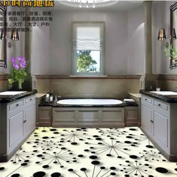 3D Ballstring Epoxy Flooring