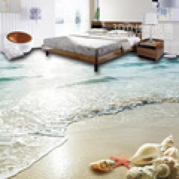 3D Bedroom Seaworld Floor Tile
