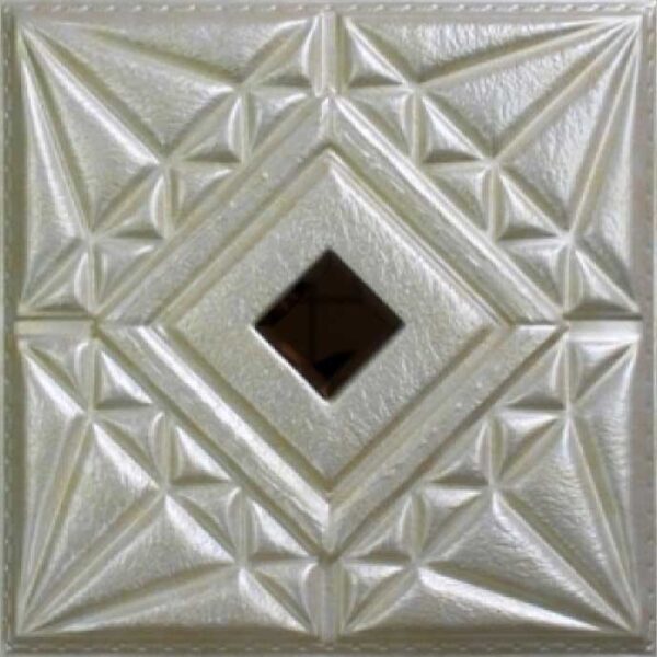 3D Beige Leather Wall Panel XK 51 600x600 - 3D Beige Leather Wall Panel - XK-51