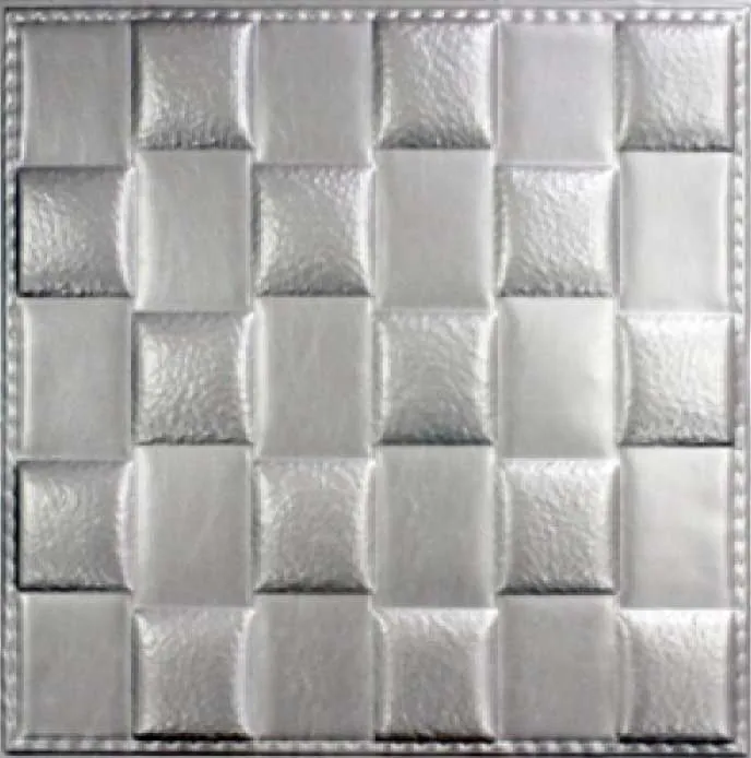 3D Beige Leather Wall Panel – XK-53 3D Beige Leather Wall Panel – XK-53