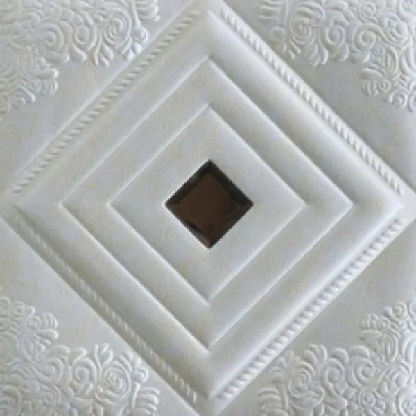 3D Beige Leather Wall Panel – XK-68