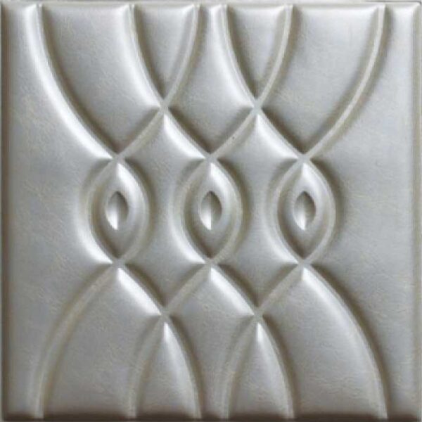 3D Beige Leather Wall Panel XK 78 600x600 - 3D Beige Leather Wall Panel - XK-78