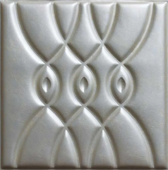 3D Beige Leather Wall Panel – XK-78 3D Beige Leather Wall Panel – XK-78