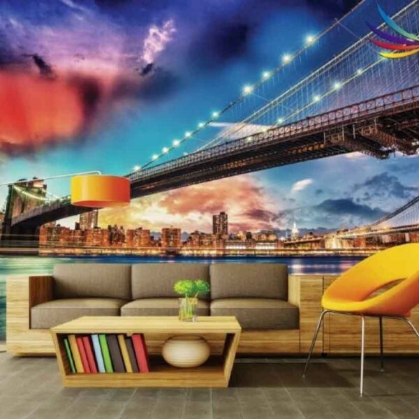 3D Bridge Scenery Wallpaper – TMS062