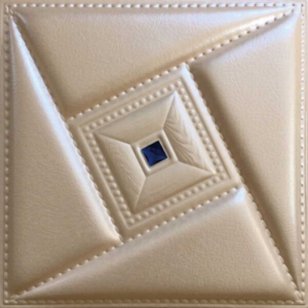 3D Brown Leather Wall Panel xk 64 600x600 - 3D Brown Leather Wall Panel - xk-64