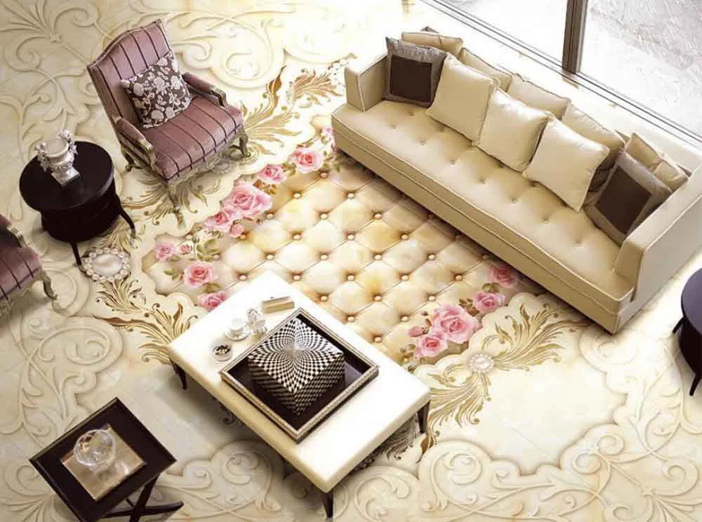 3D Classic Cream Mural Epoxy Flooring 3D Classic Cream Mural Epoxy Flooring