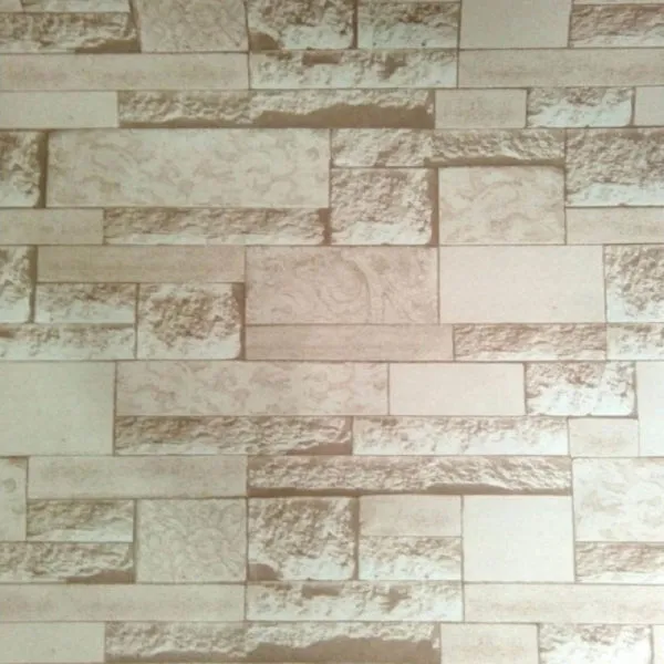 3D Brown Brick Wallpaper WJ202-3