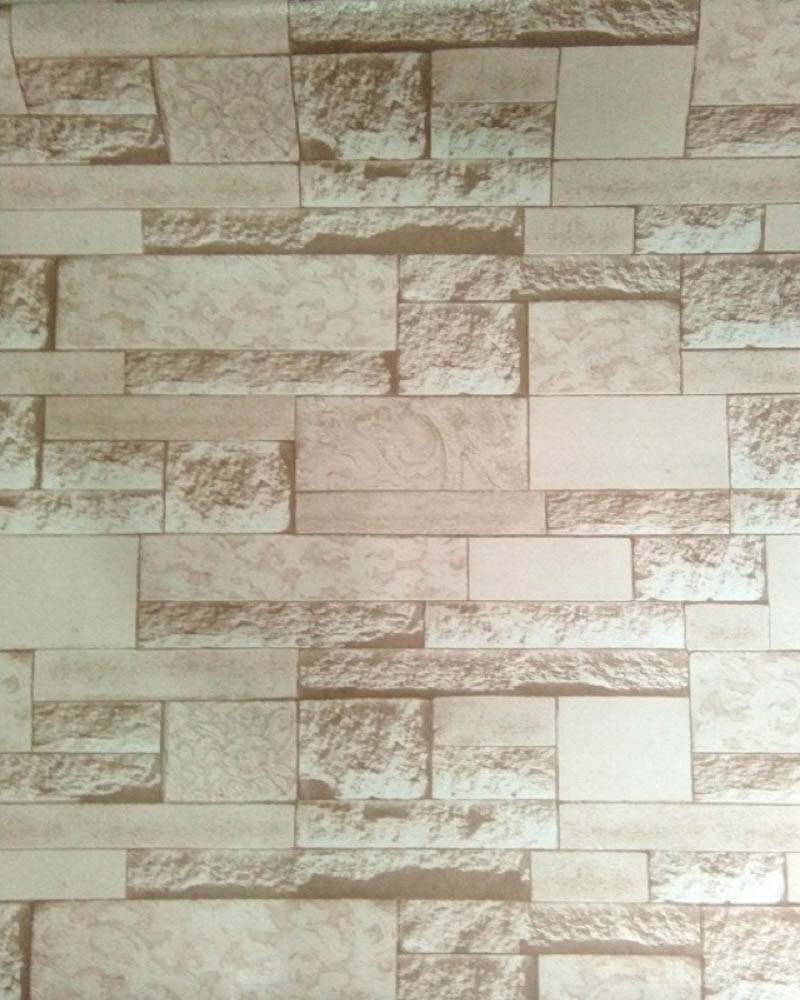 3D Cream Brick Wallpaper WJ206-2 3D Cream Brick Wallpaper WJ206-2