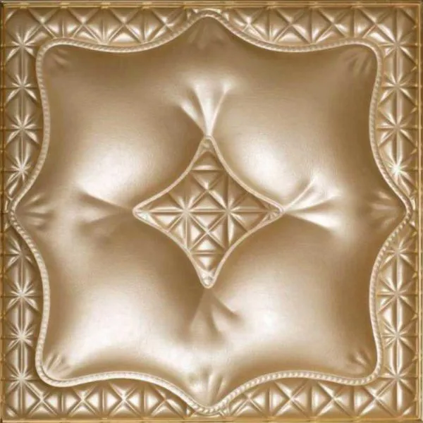 3D Cream Leather Wall Panel – xk-3