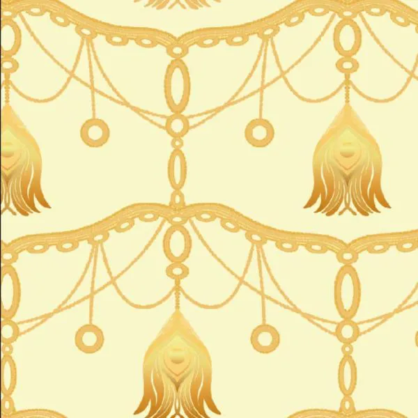3D Fashion Milano Cream-Gold – 89093