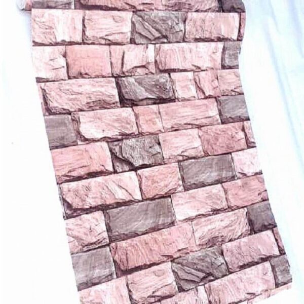 3D PVC Brick New Wallpaper – DC17152