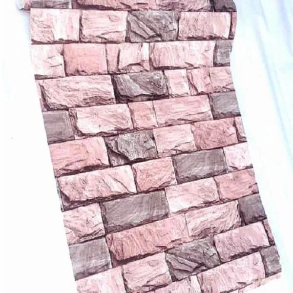 3D PVC Brick New Wallpaper – DC17152