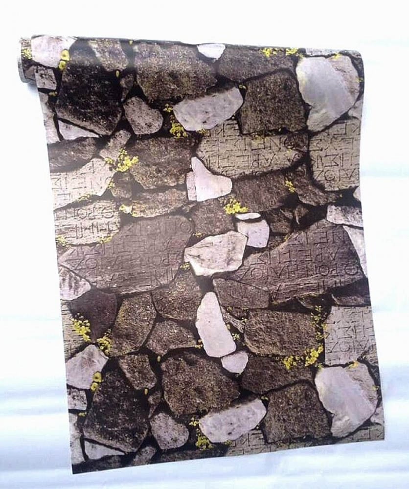 3D Stone Brick PVC Wallpaper – 68091 3D Stone Brick PVC Wallpaper – 68091