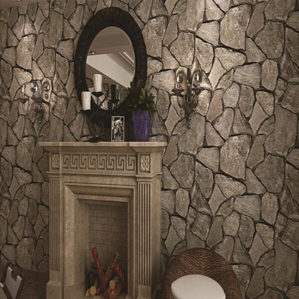 3D Stone Wooden Wallpaper – WJ207-2
