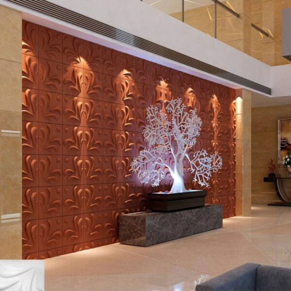 3D Wall Panel Daisy 600x600 - 3D Wall Panel - Daisy