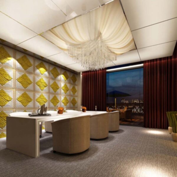 3d Leather Wall Panel Baroque 600x600 - 3d Leather Wall Panel - Baroque