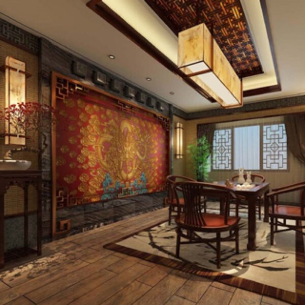 3d Leather Wall Panel – Dragon