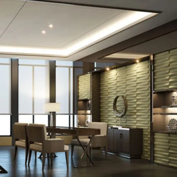 3d Leather Wall Panel – Log