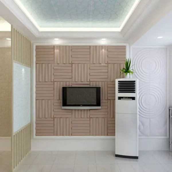 3d Leather Wall Panel – Log