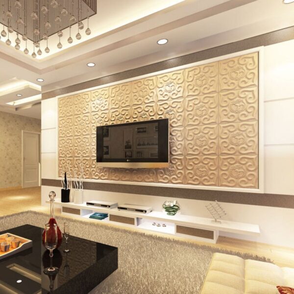 3d Leather Wall Panel Pattaya 600x600 - 3d Leather Wall Panel - Pattaya