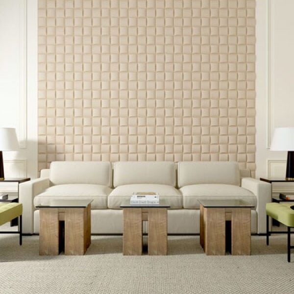 3d Leather Wall Panel Square 600x600 - 3d Leather Wall Panel - Square
