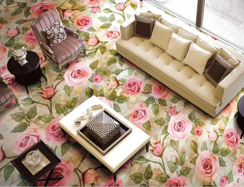 3d Pink Rose Epoxy Flooring 3d Pink Rose Epoxy Flooring