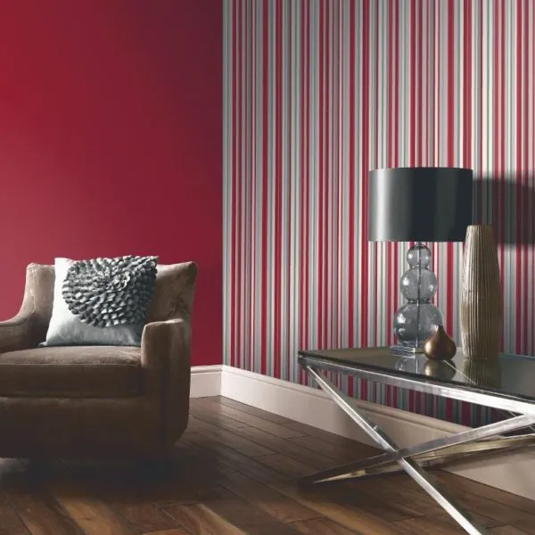 Arthouse Portia Sophia Stripe Red 614802