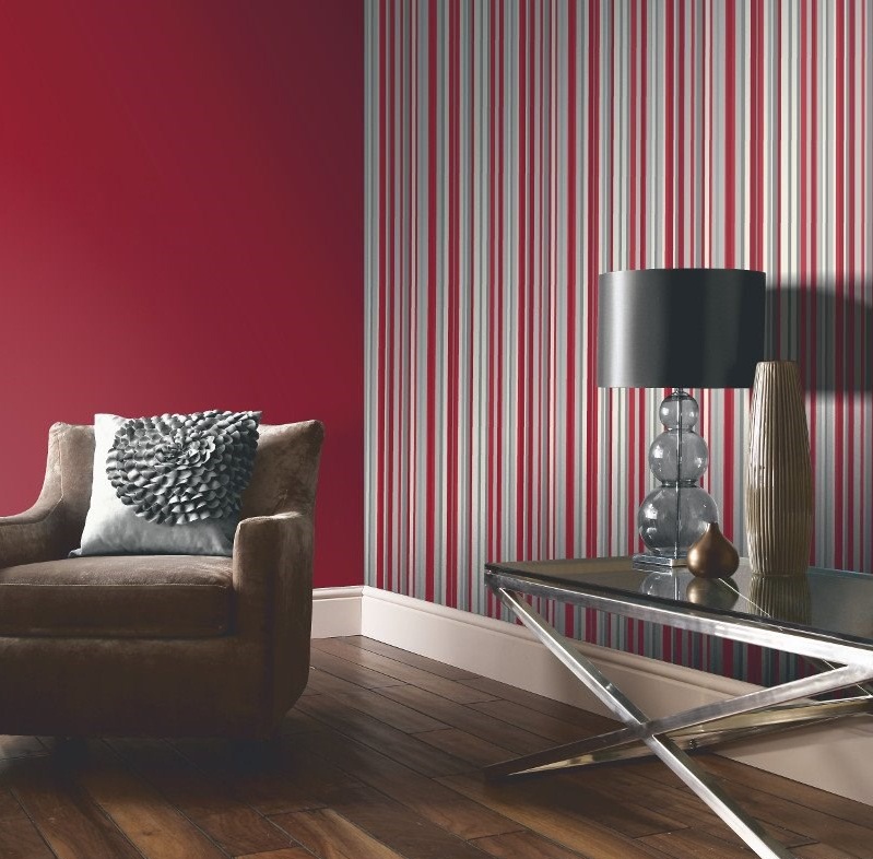 Arthouse Portia Sophia Stripe Red 614802 Arthouse Portia Sophia Stripe Red 614802