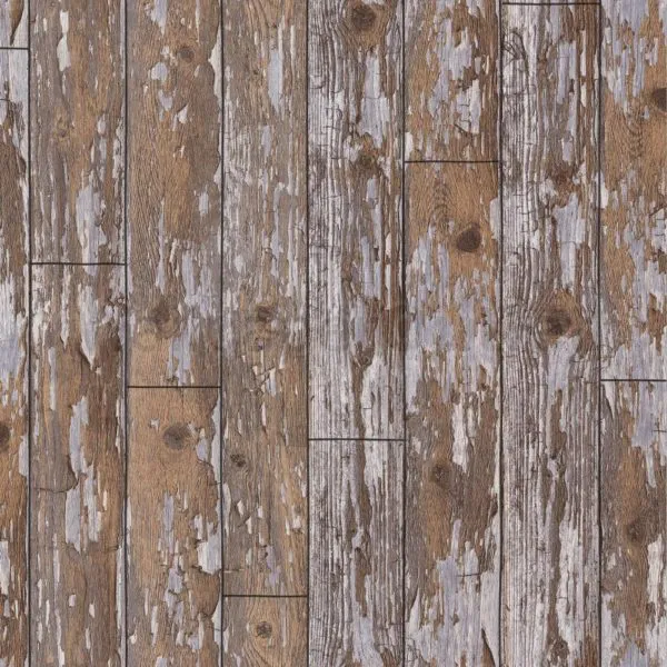 VIP Wood Cabin Distressed Wooden Effect Vinyl Wallpaper 622009