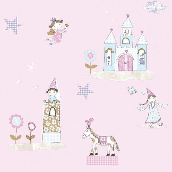 Castel of Sant’angelo Pvc Cute Cartoon Wallpaper