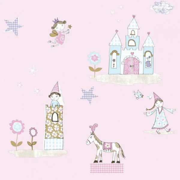 Castel of Sant’angelo Pvc Cute Cartoon Wallpaper