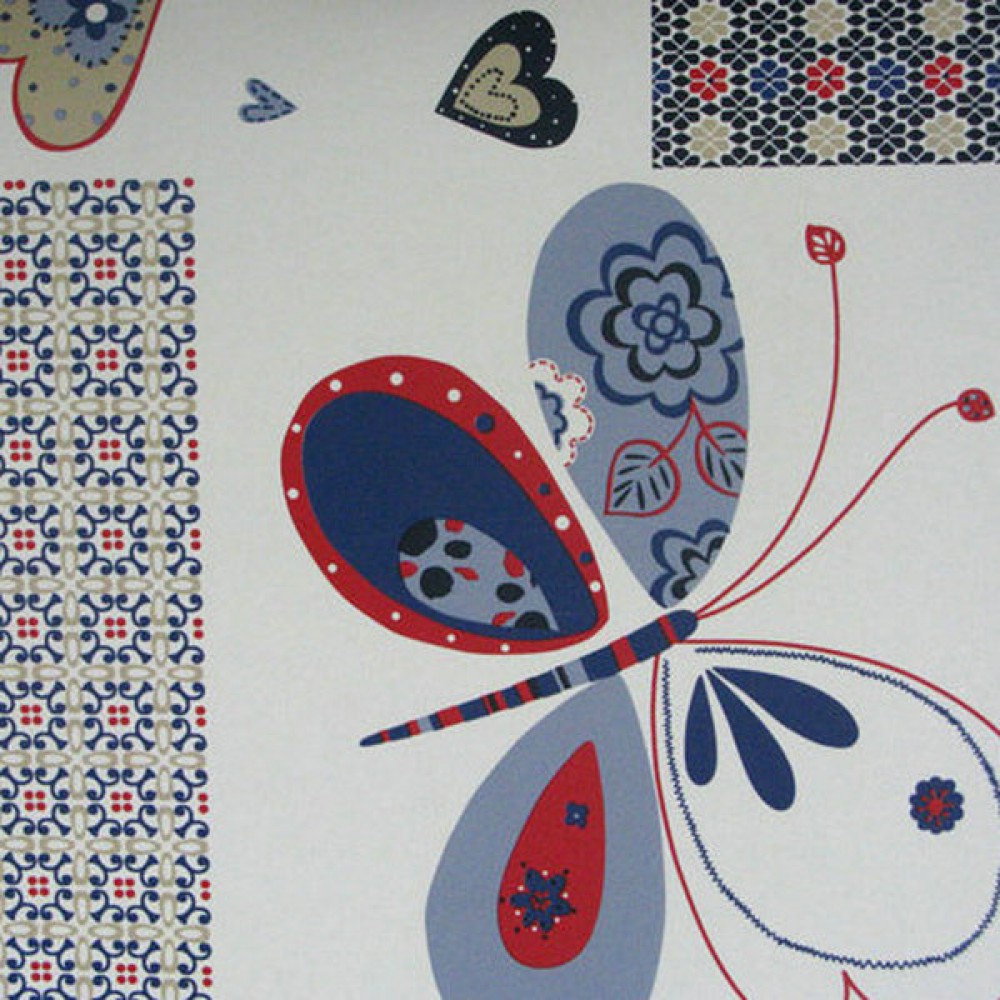 Butterfly Design Kiddies Wallpaper – 71143 Butterfly Design Kiddies Wallpaper – 71143