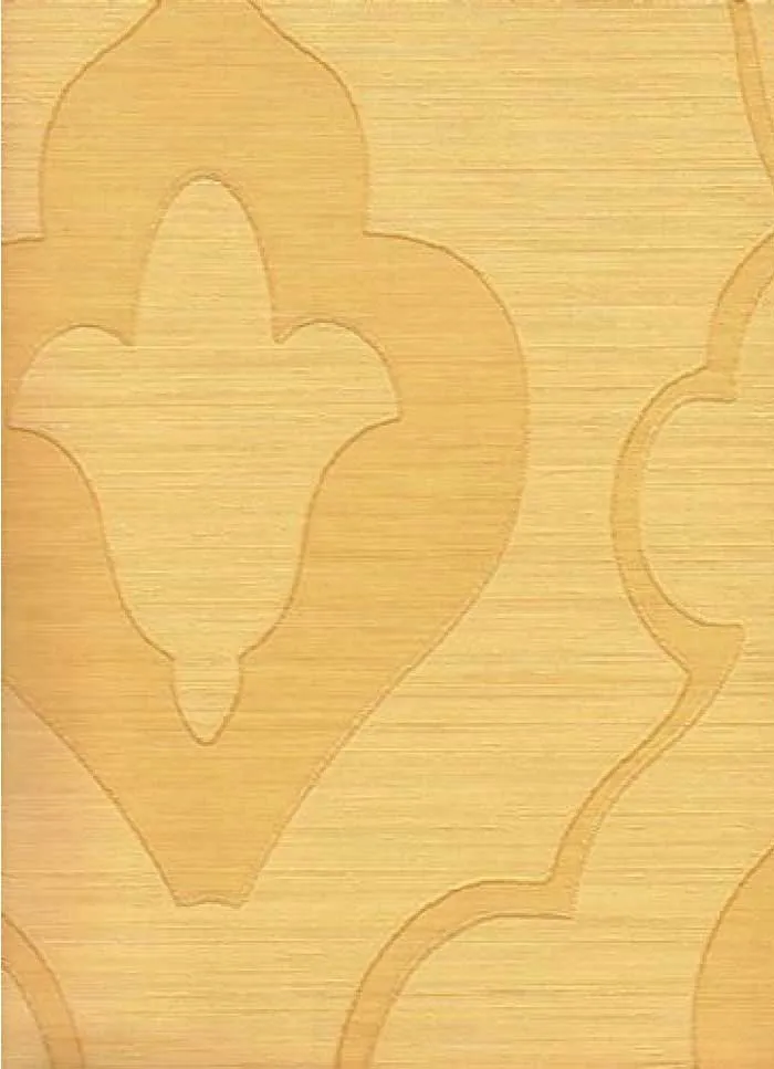 Bali (Roll) Yellow Damask Wallpaper Bali (Roll) Yellow Damask Wallpaper