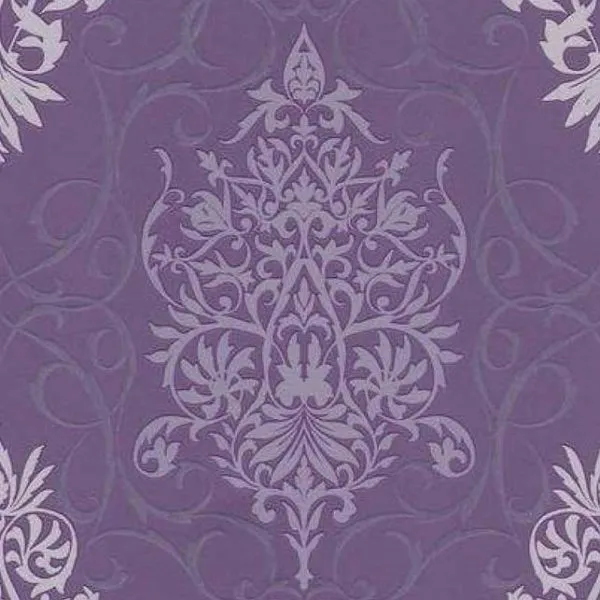 Baroque Purple Damask Rasch Wallpaper – 796179