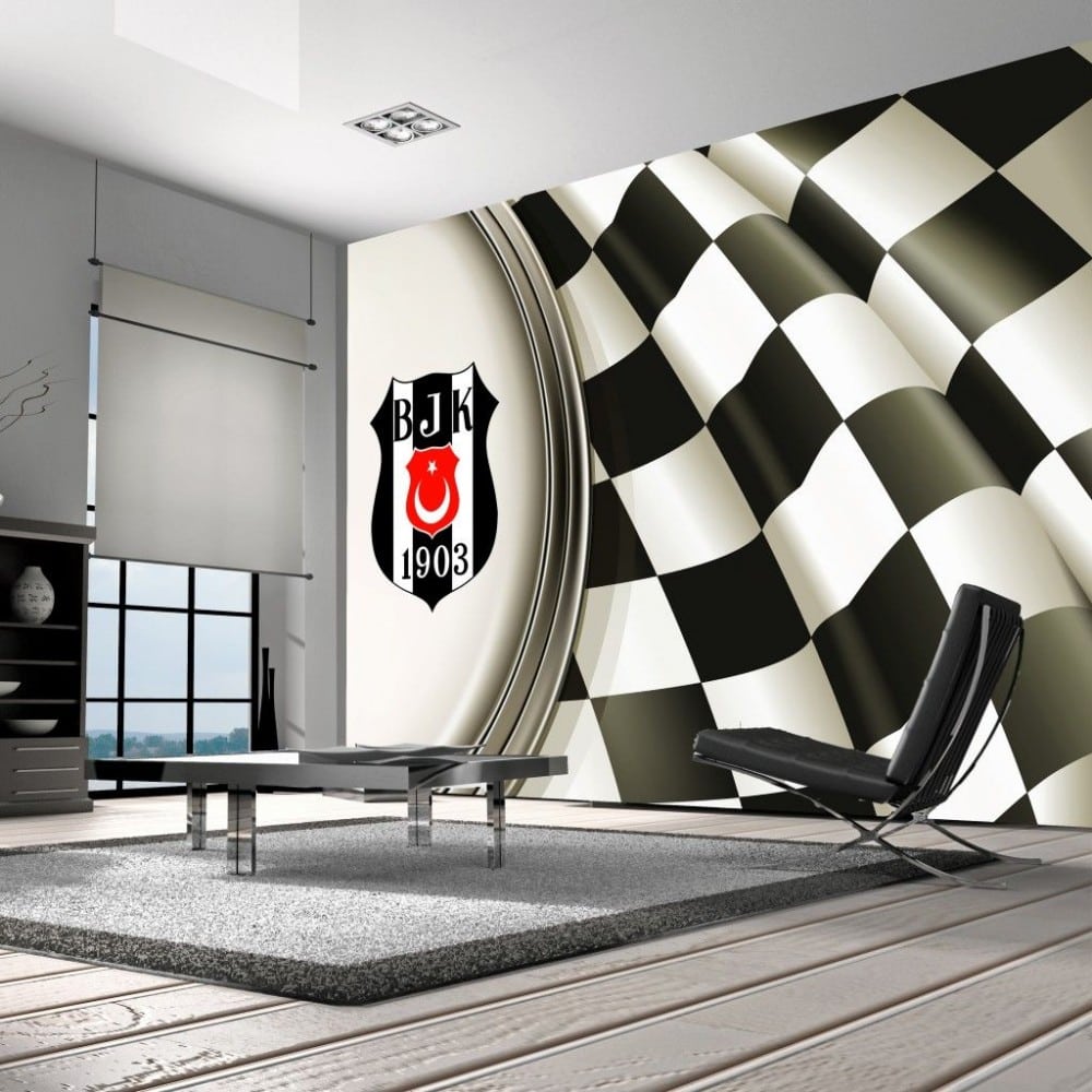 Black And White Football Photo Mural Black And White Football Photo Mural