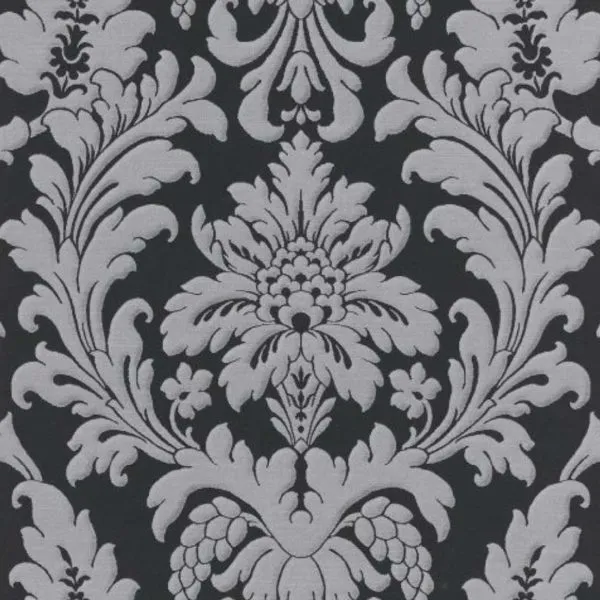 Black and Silver Ornament Wallpaper – 280241