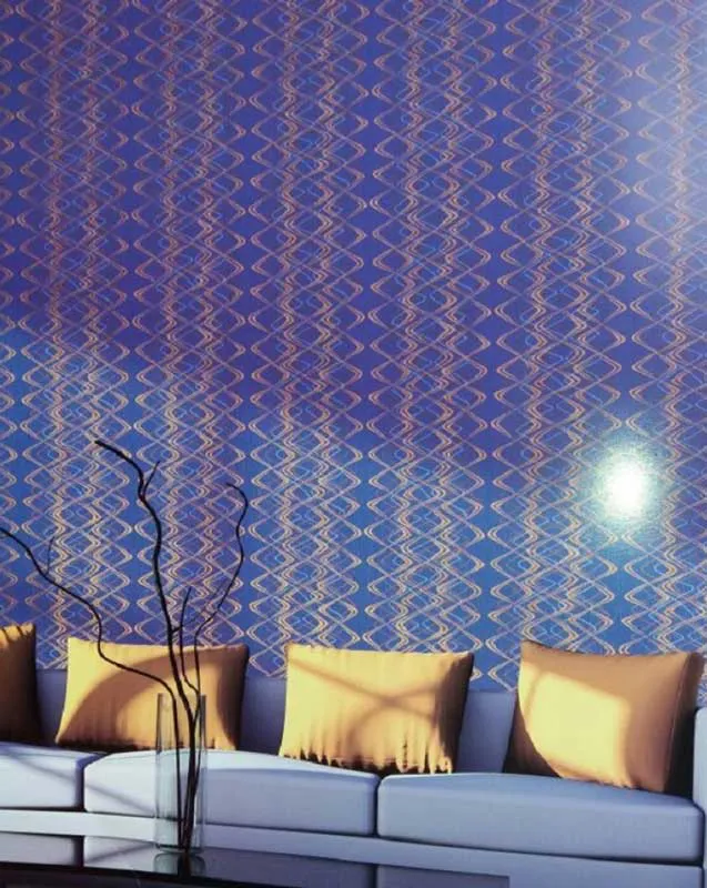 Blue Gold Patterned Wallpaper – Ys-190203 Blue Gold Patterned Wallpaper – Ys-190203