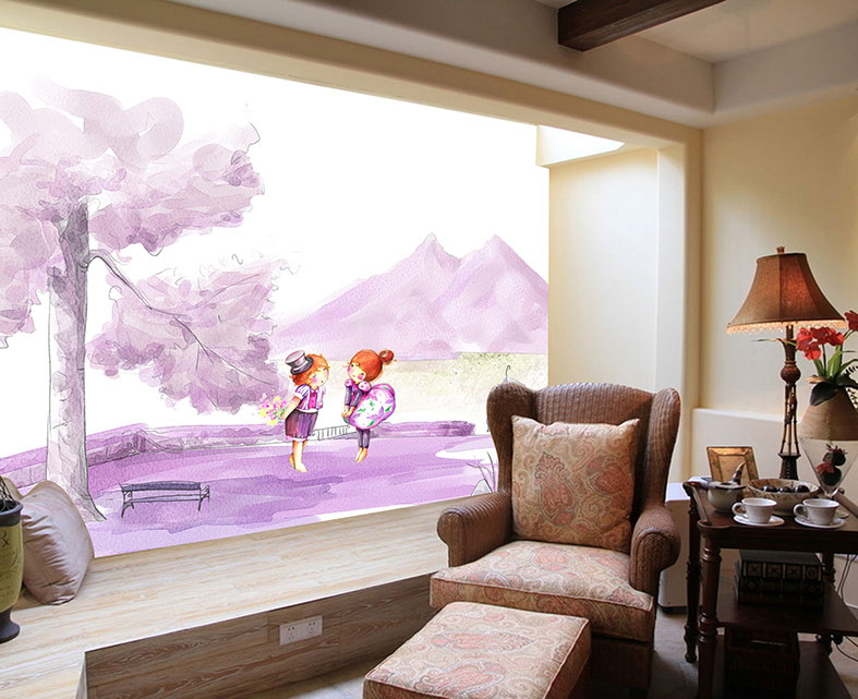 Cartoon Anime Series Mural Wallcovering – KT-005 Cartoon Anime Series Mural Wallcovering – KT-005