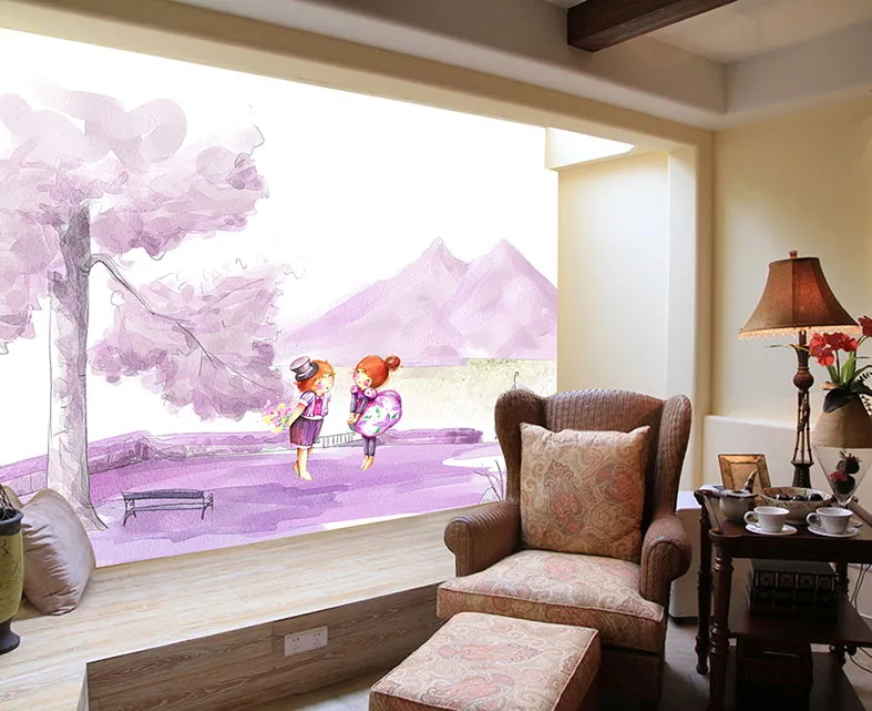 Cartoon Anime Series Mural Wallcovering – KT-005 Cartoon Anime Series Mural Wallcovering – KT-005