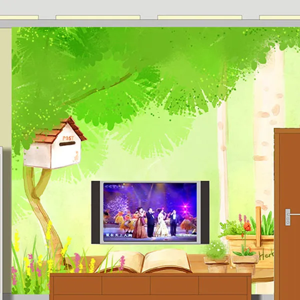 Cartoon Anime Series Mural Wallcovering – KT-006