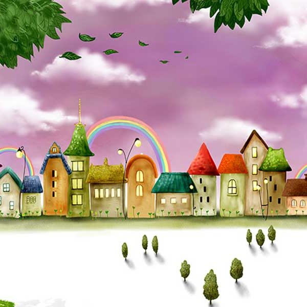 Cartoon Anime Series Mural Wallcovering – KT-007