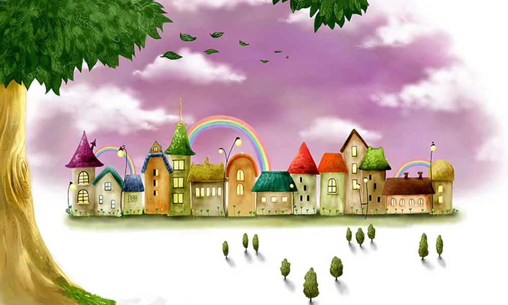 Cartoon Anime Series Mural Wallcovering – KT-007 Cartoon Anime Series Mural Wallcovering – KT-007