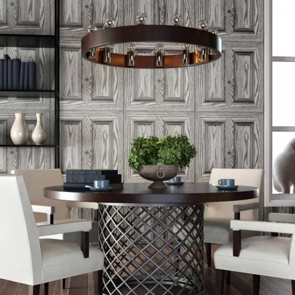 Classic 3D Effect Wood Wallpaper – DM0102