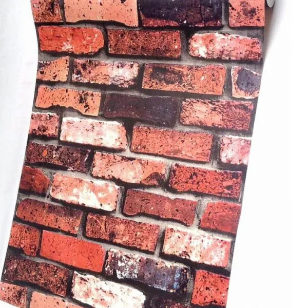 Classic 3D PVC Brick Wallpaper – DC17001