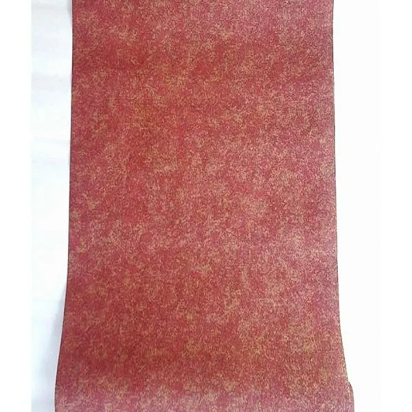 Uarting Plain Red Shiny Gold Wallpaper