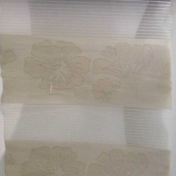 Day And Night Cream Flowered Roller Blinds
