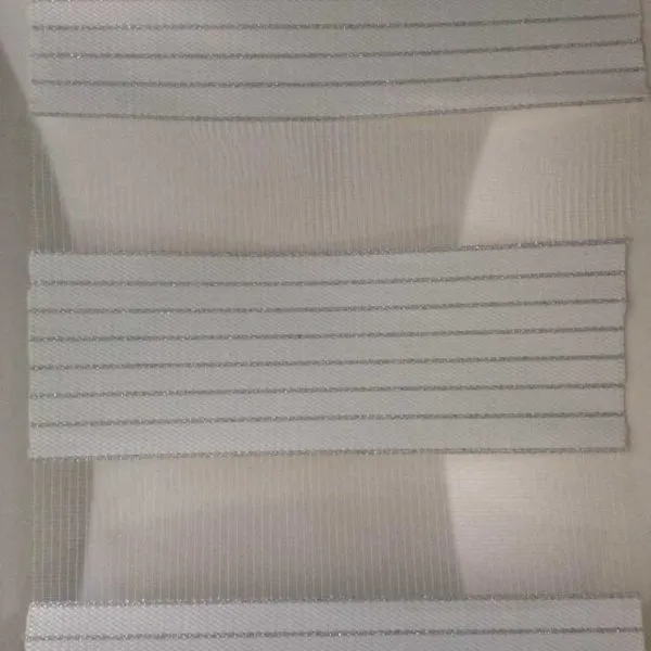 Day And Night White and Silver Roller Blinds